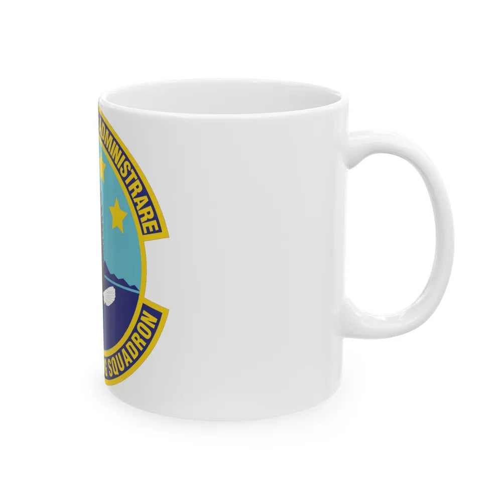 95th Contracting Squadron (U.S. Air Force) White Coffee Mug-Go Mug Yourself