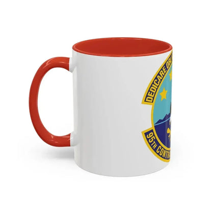 95th Contracting Squadron (U.S. Air Force) Accent Coffee Mug - Go Mug Yourself