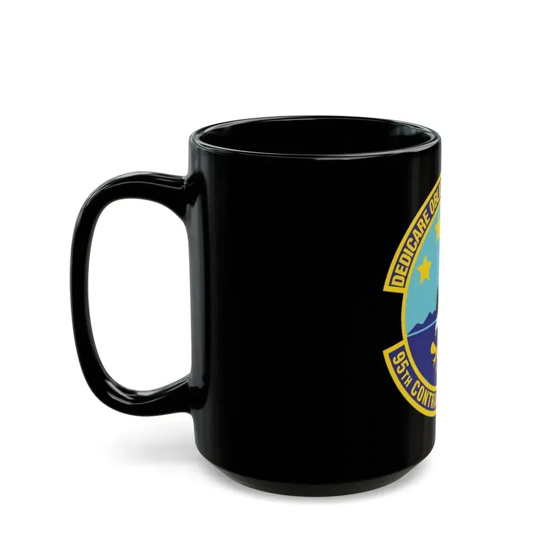 95th Contracting Squadron (U.S. Air Force) Black Coffee Mug - Go Mug Yourself