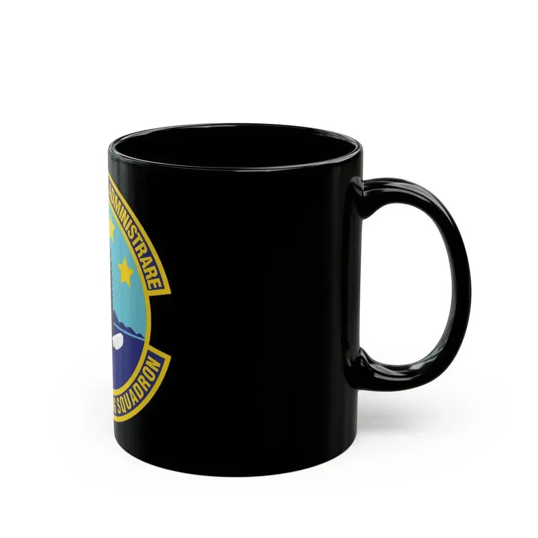 95th Contracting Squadron (U.S. Air Force) Black Coffee Mug - Go Mug Yourself