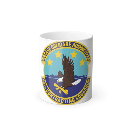 95th Contracting Squadron (U.S. Air Force) Color Changing Coffee Mug 11oz - Go Mug Yourself