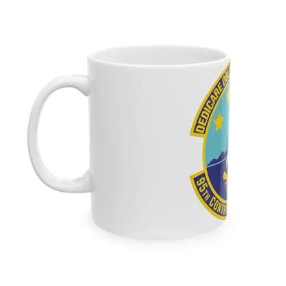 95th Contracting Squadron (U.S. Air Force) White Coffee Mug - Go Mug Yourself