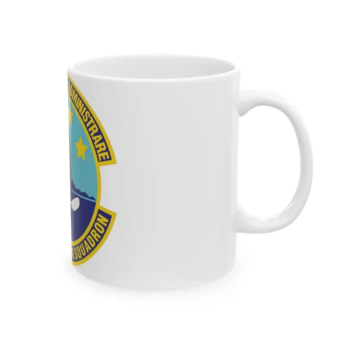 95th Contracting Squadron (U.S. Air Force) White Coffee Mug - Go Mug Yourself