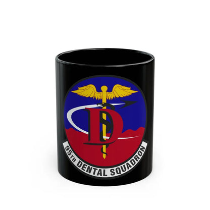 95th Dental Squadron (U.S. Air Force) Black Coffee Mug-11oz-Go Mug Yourself