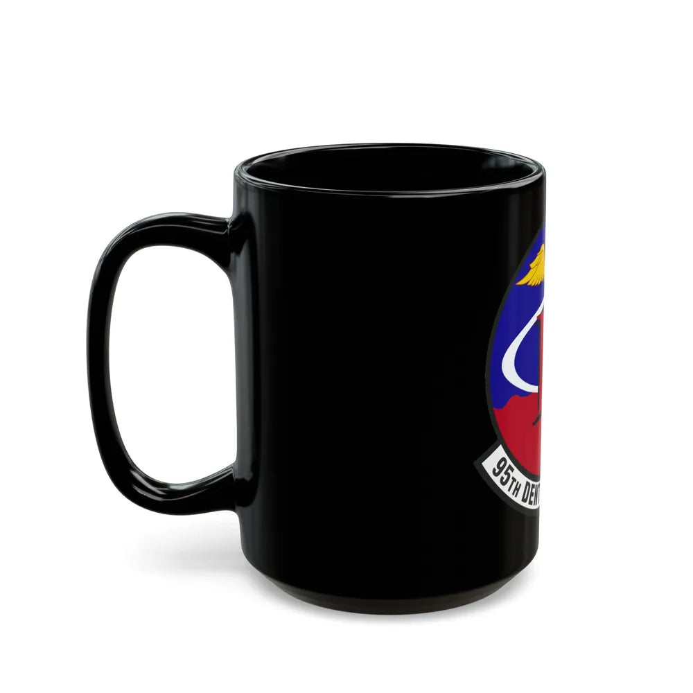 95th Dental Squadron (U.S. Air Force) Black Coffee Mug-Go Mug Yourself