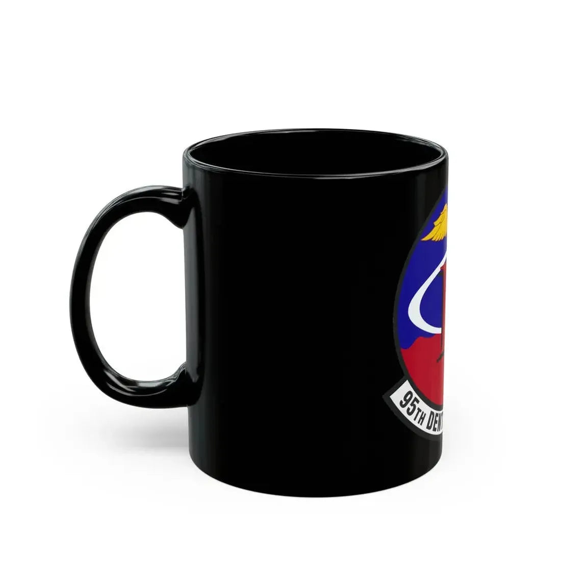 95th Dental Squadron (U.S. Air Force) Black Coffee Mug - Go Mug Yourself