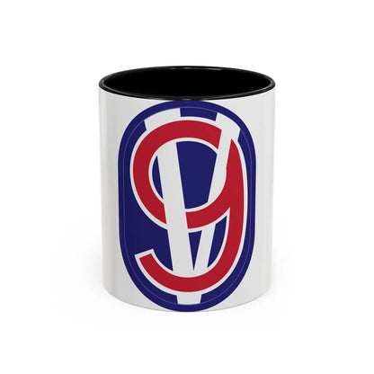 95th Infantry Division (U.S. Army) Accent Coffee Mug-11oz-Black-Go Mug Yourself