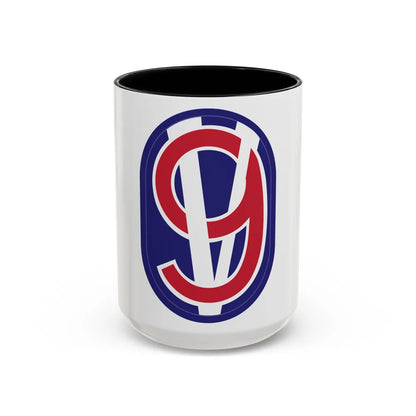 95th Infantry Division (U.S. Army) Accent Coffee Mug-15oz-Black-Go Mug Yourself