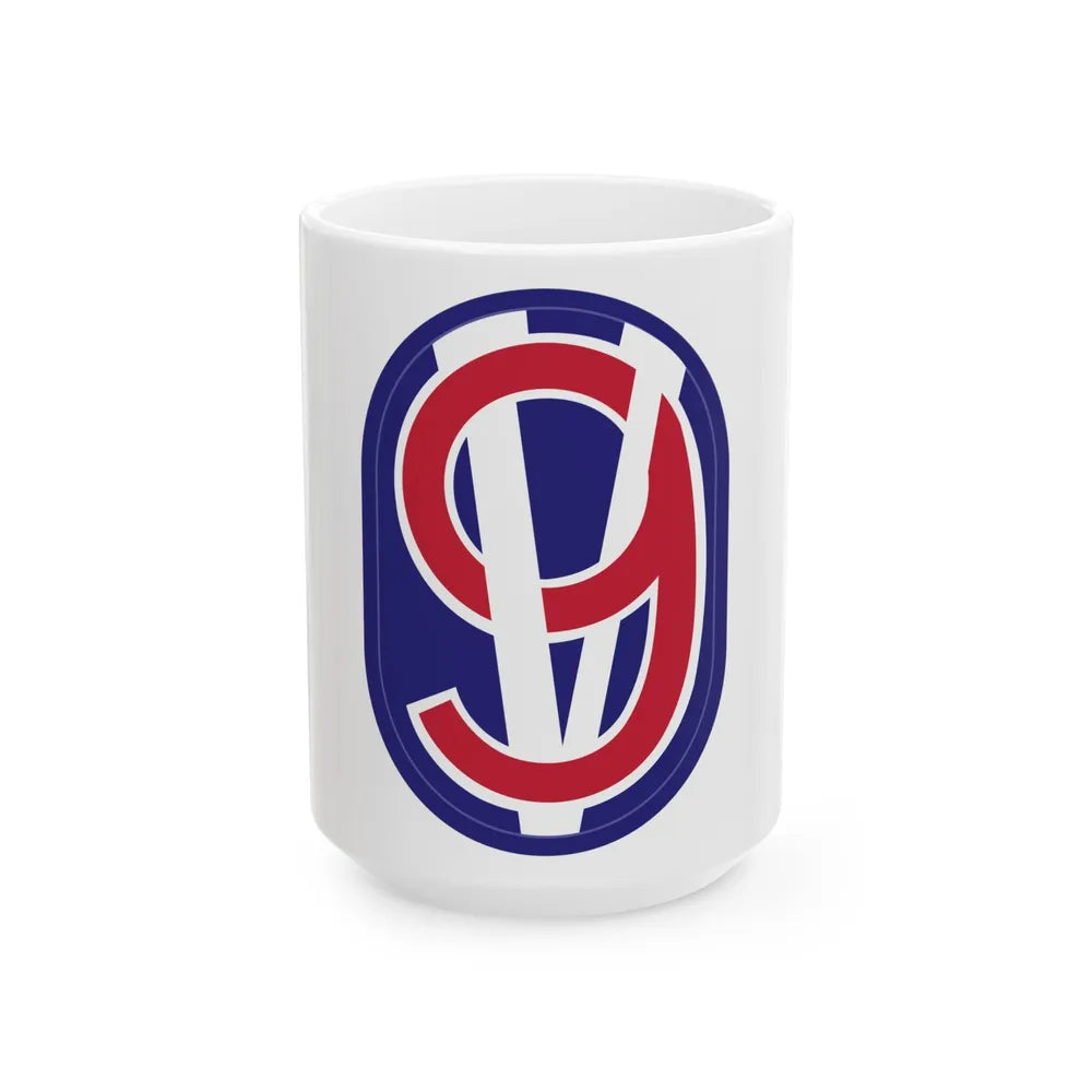 95th Infantry Division (U.S. Army) White Coffee Mug-15oz-Go Mug Yourself