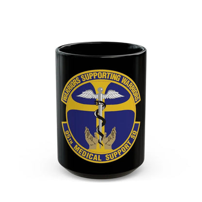 95th Medical Support Squadron (U.S. Air Force) Black Coffee Mug-15oz-Go Mug Yourself