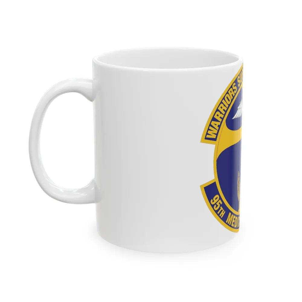 95th Medical Support Squadron (U.S. Air Force) White Coffee Mug-Go Mug Yourself