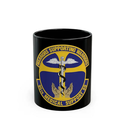 95th Medical Support Squadron (U.S. Air Force) Black Coffee Mug 11oz - Go Mug Yourself