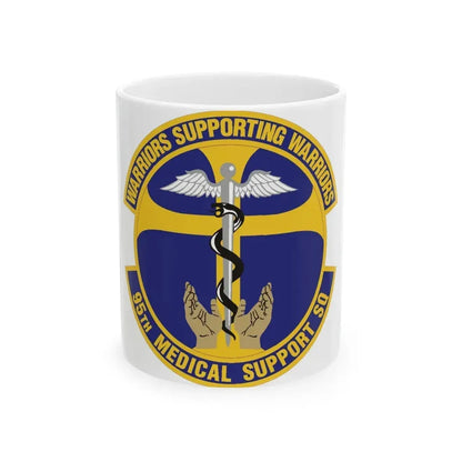 95th Medical Support Squadron (U.S. Air Force) White Coffee Mug 11oz - Go Mug Yourself