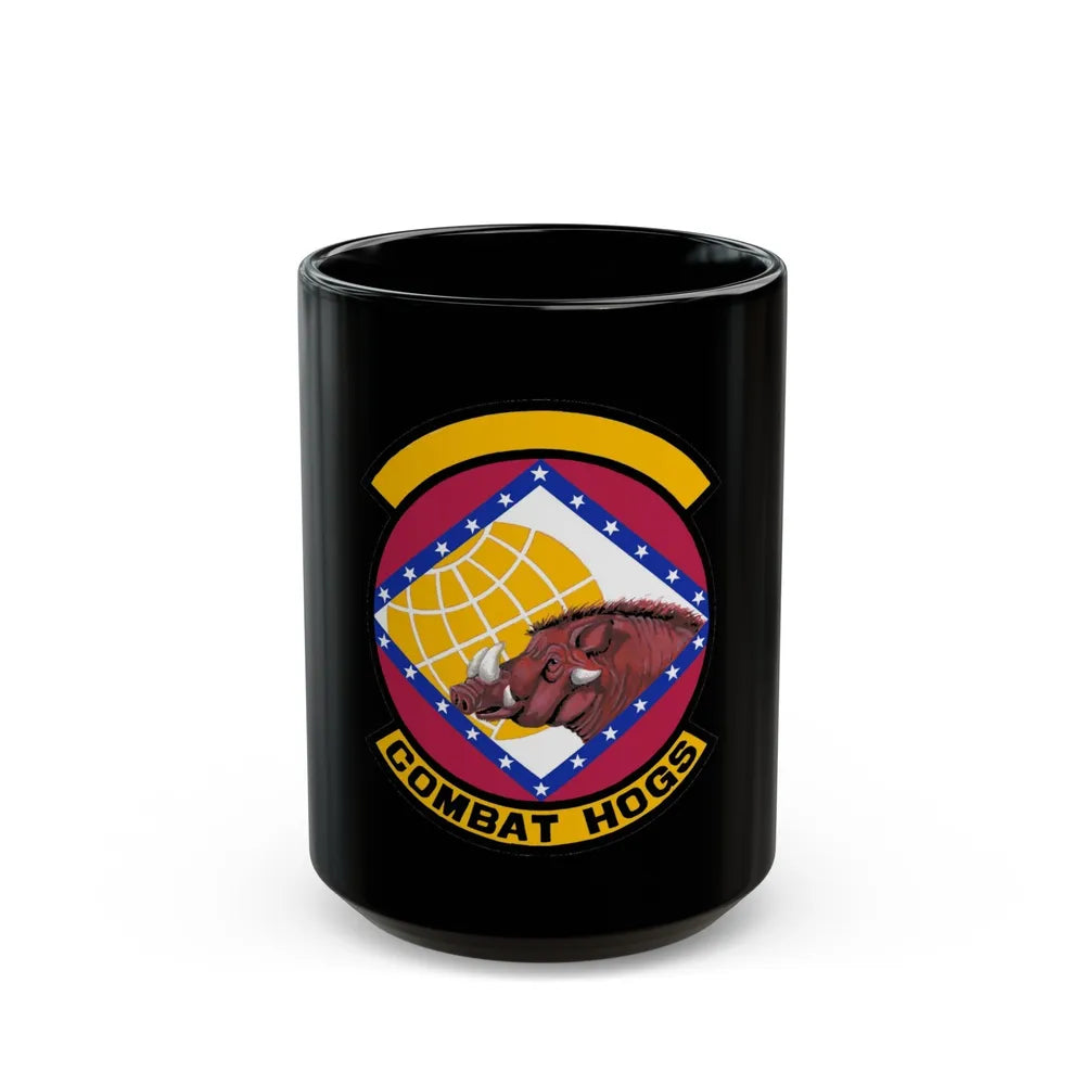 96 Aerial Port Sq AFRC (U.S. Air Force) Black Coffee Mug-15oz-Go Mug Yourself