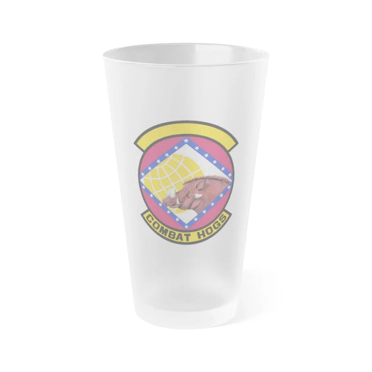 96 Aerial Port Sq AFRC (U.S. Air Force) Frosted Pint Glass 16oz-16oz-Frosted-Go Mug Yourself