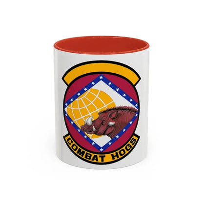 96 Aerial Port Sq AFRC (U.S. Air Force) Accent Coffee Mug 11oz Red - Go Mug Yourself