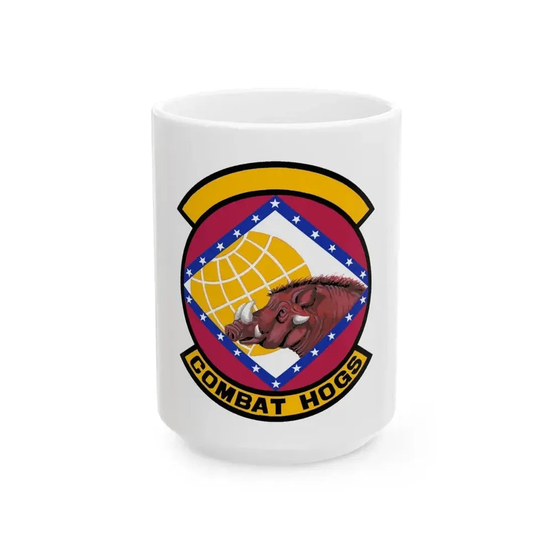 96 Aerial Port Sq AFRC (U.S. Air Force) White Coffee Mug 15oz - Go Mug Yourself