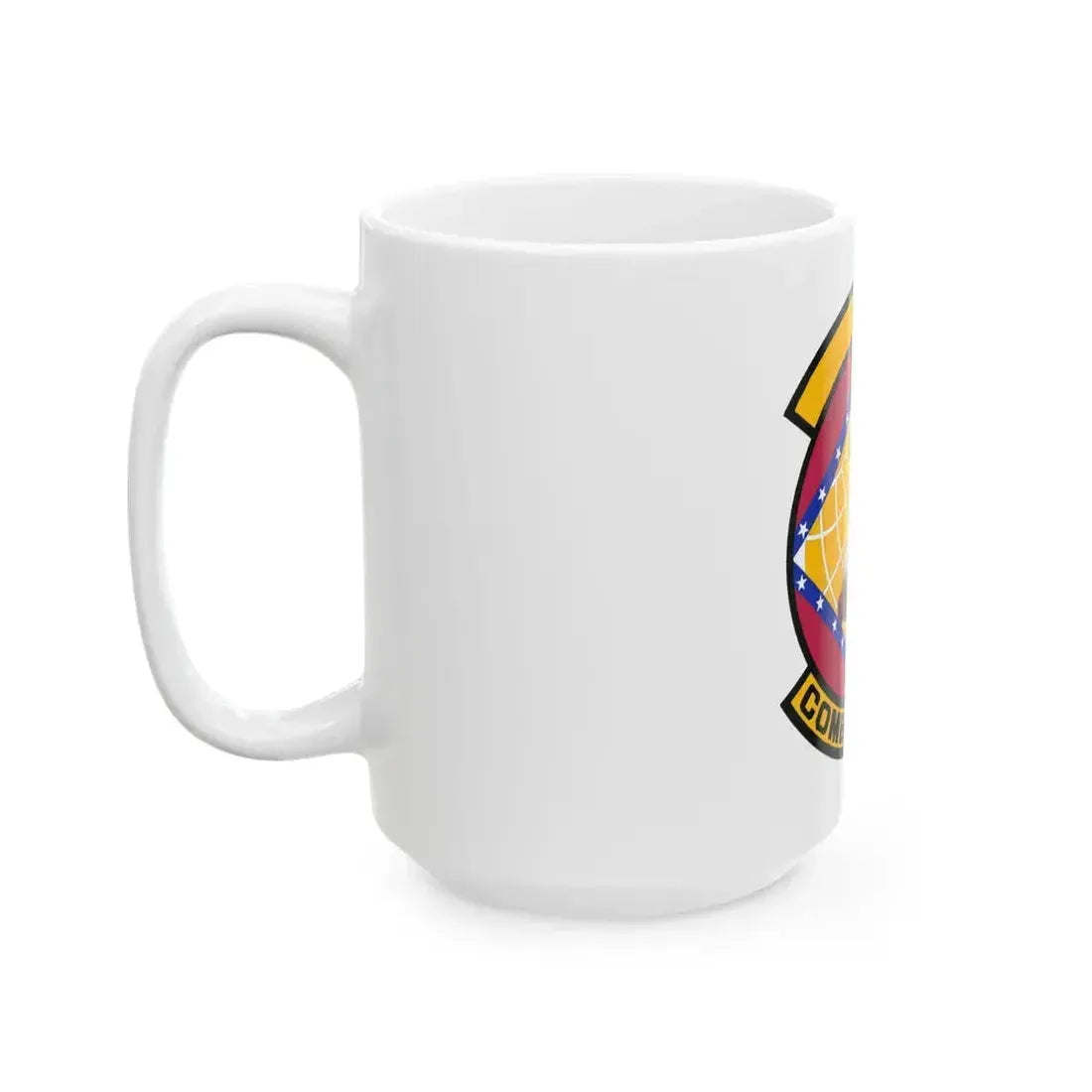 96 Aerial Port Sq AFRC (U.S. Air Force) White Coffee Mug - Go Mug Yourself