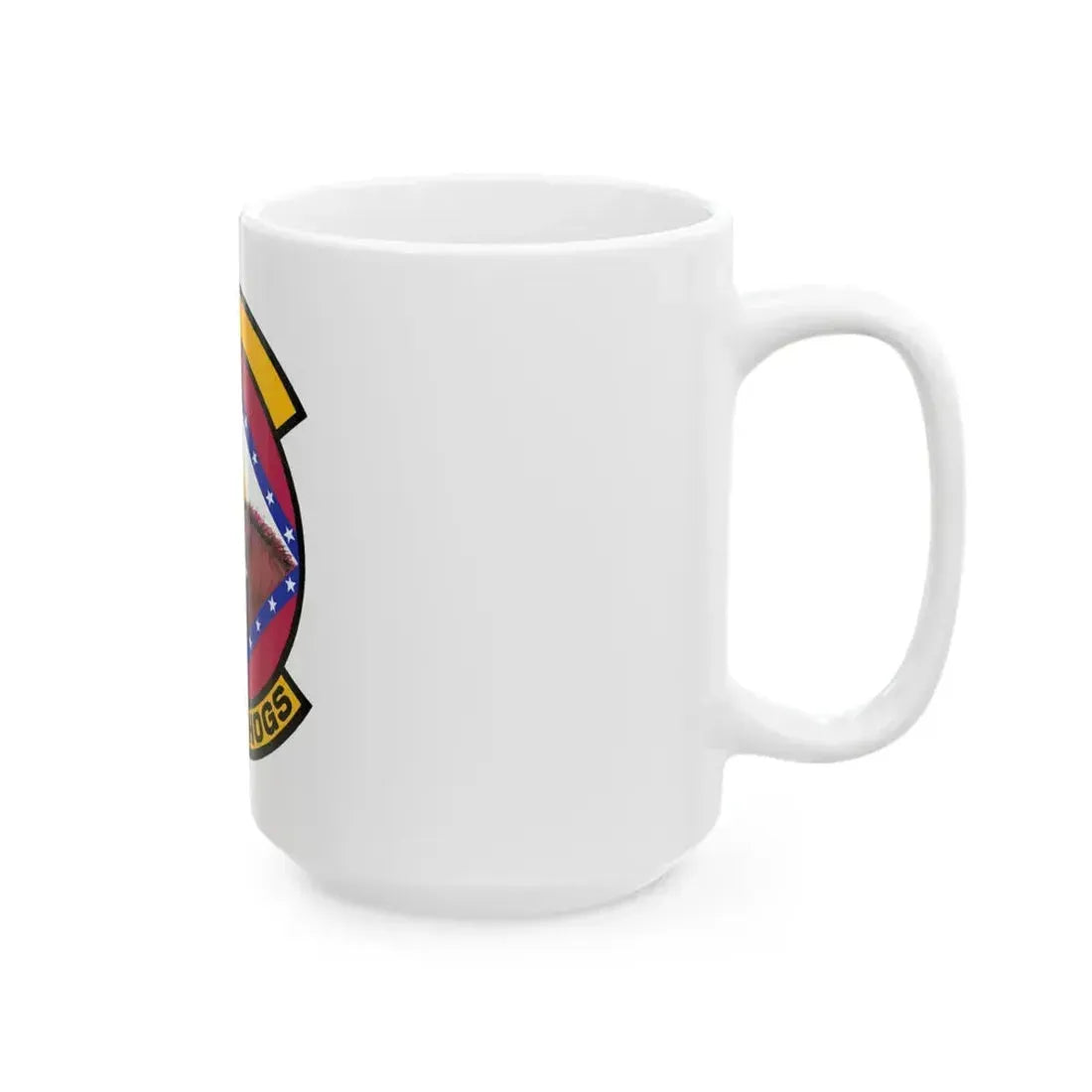 96 Aerial Port Sq AFRC (U.S. Air Force) White Coffee Mug - Go Mug Yourself