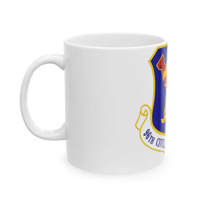 96 Civil Engineer Group AFMC (U.S. Air Force) White Coffee Mug-Go Mug Yourself