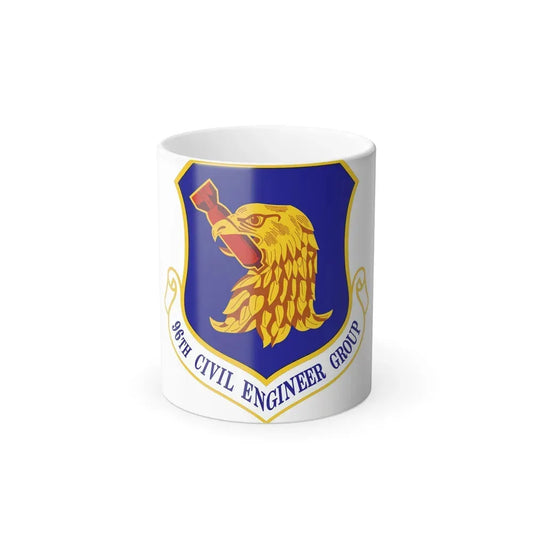 96 Civil Engineer Group AFMC (U.S. Air Force) Color Changing Coffee Mug 11oz - Go Mug Yourself