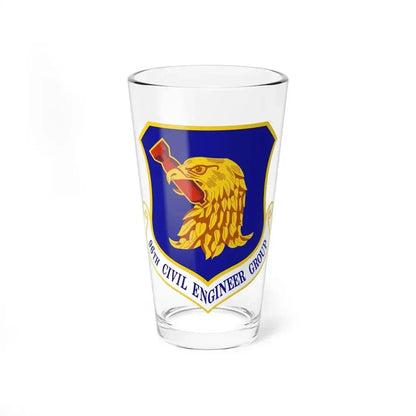 96 Civil Engineer Group AFMC (U.S. Air Force) Pint Glass 16oz 16oz - Go Mug Yourself
