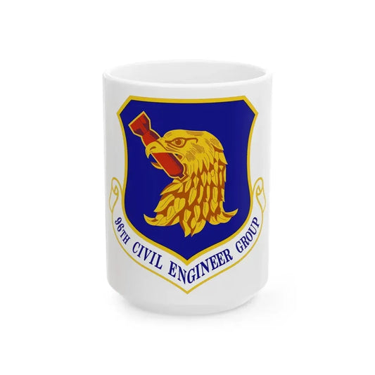 96 Civil Engineer Group AFMC (U.S. Air Force) White Coffee Mug 15oz - Go Mug Yourself
