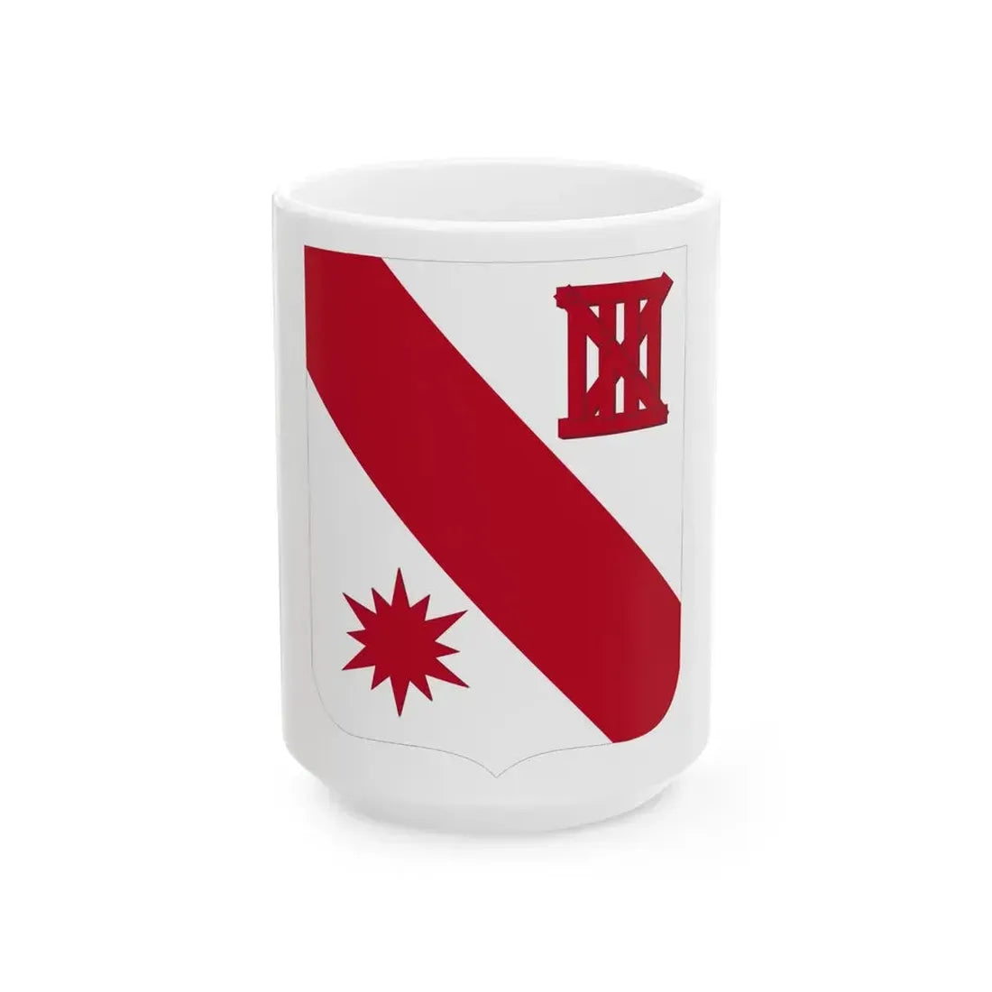 96 Engineer Battalion 2 (U.S. Army) White Coffee Mug 15oz - Go Mug Yourself