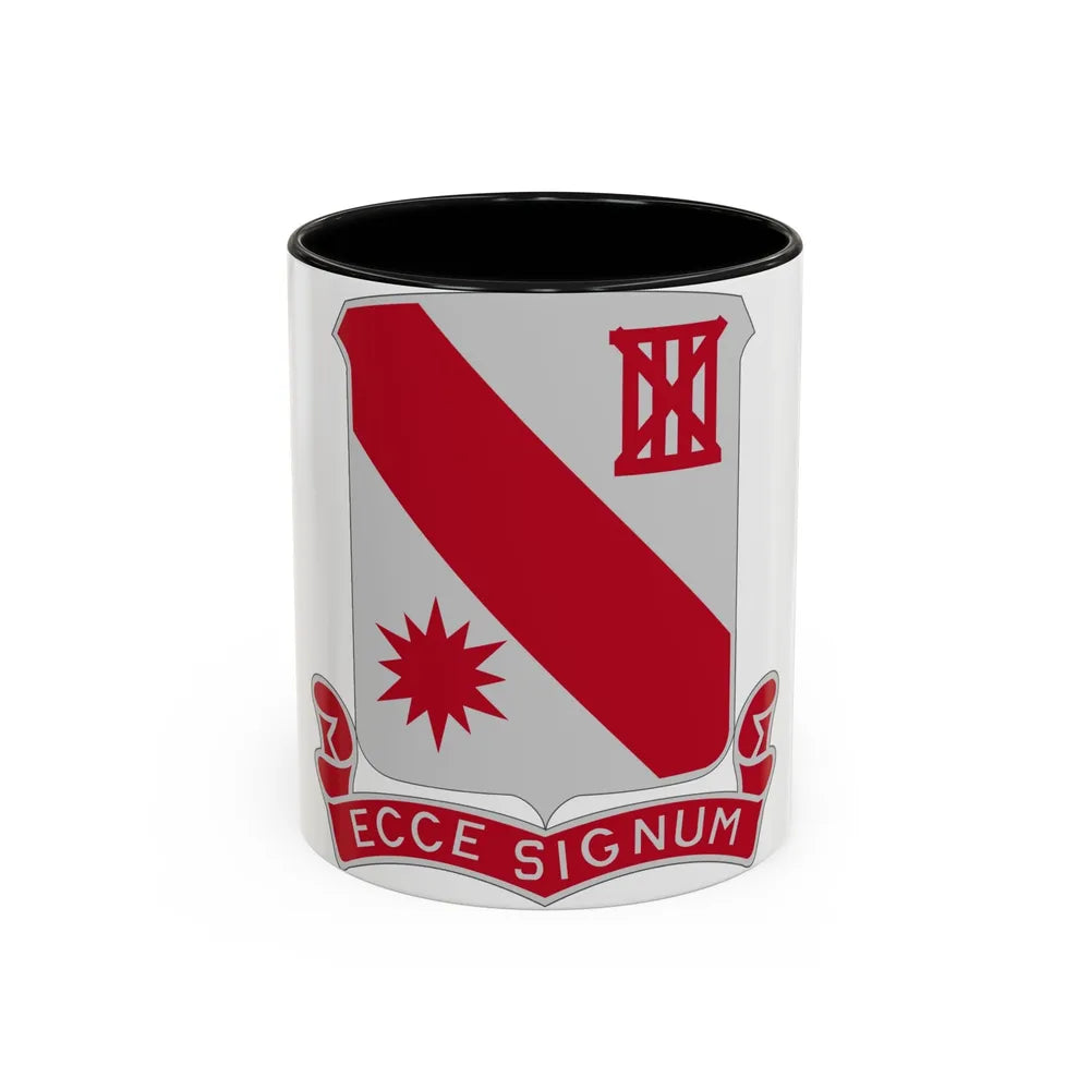 96 Engineer Battalion (U.S. Army) Accent Coffee Mug-11oz-Black-Go Mug Yourself