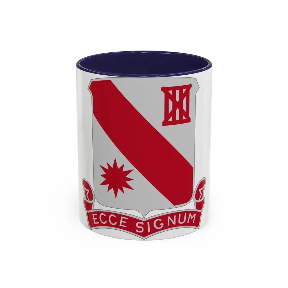 96 Engineer Battalion (U.S. Army) Accent Coffee Mug 11oz Navy - Go Mug Yourself