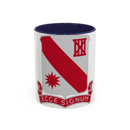 96 Engineer Battalion (U.S. Army) Accent Coffee Mug 11oz Navy - Go Mug Yourself