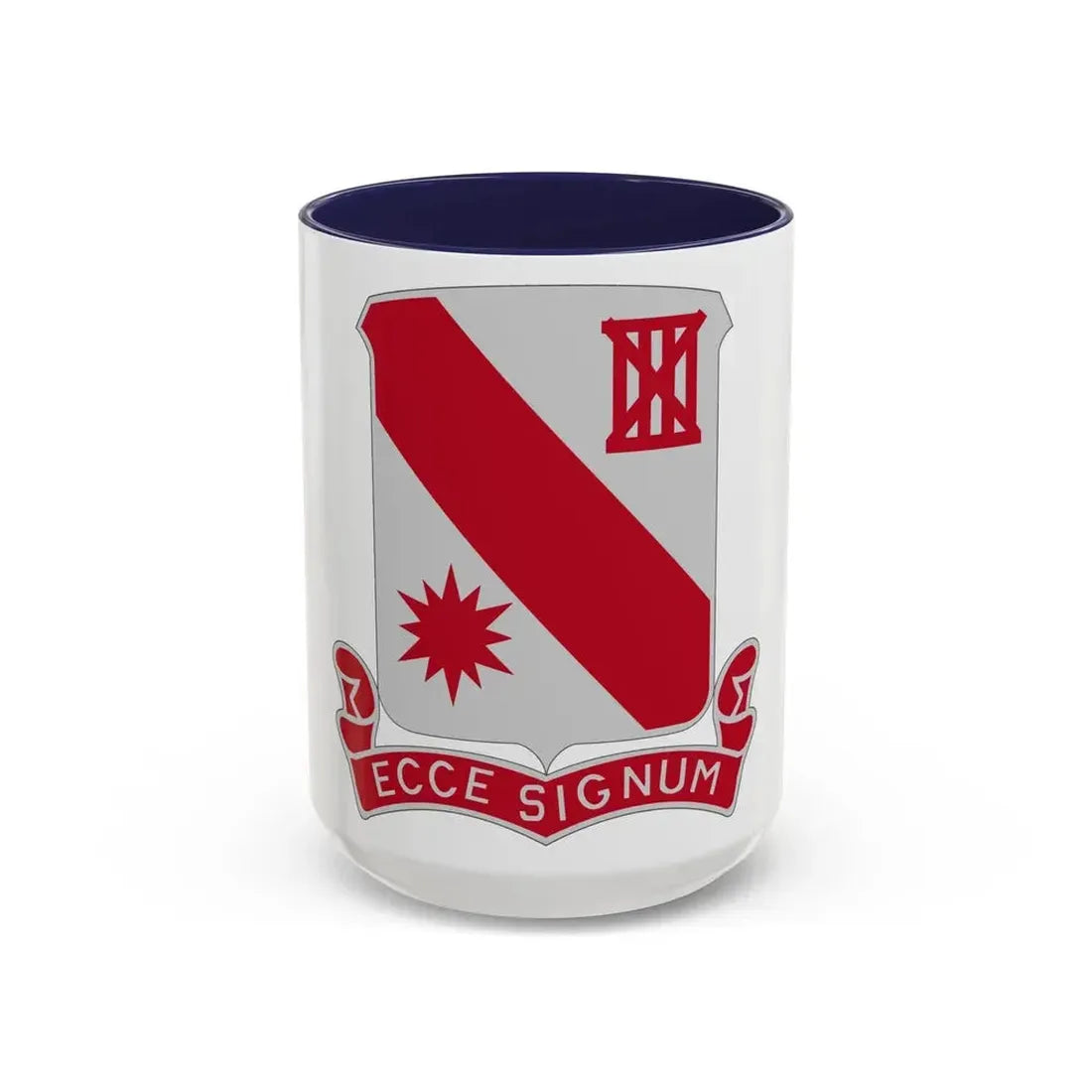 96 Engineer Battalion (U.S. Army) Accent Coffee Mug 15oz Navy - Go Mug Yourself