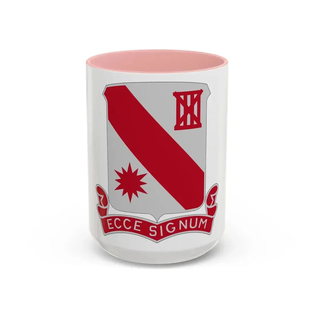 96 Engineer Battalion (U.S. Army) Accent Coffee Mug 15oz Pink - Go Mug Yourself
