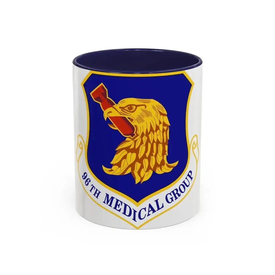 96 Medical Group ACC (U.S. Air Force) Accent Coffee Mug 11oz Navy - Go Mug Yourself
