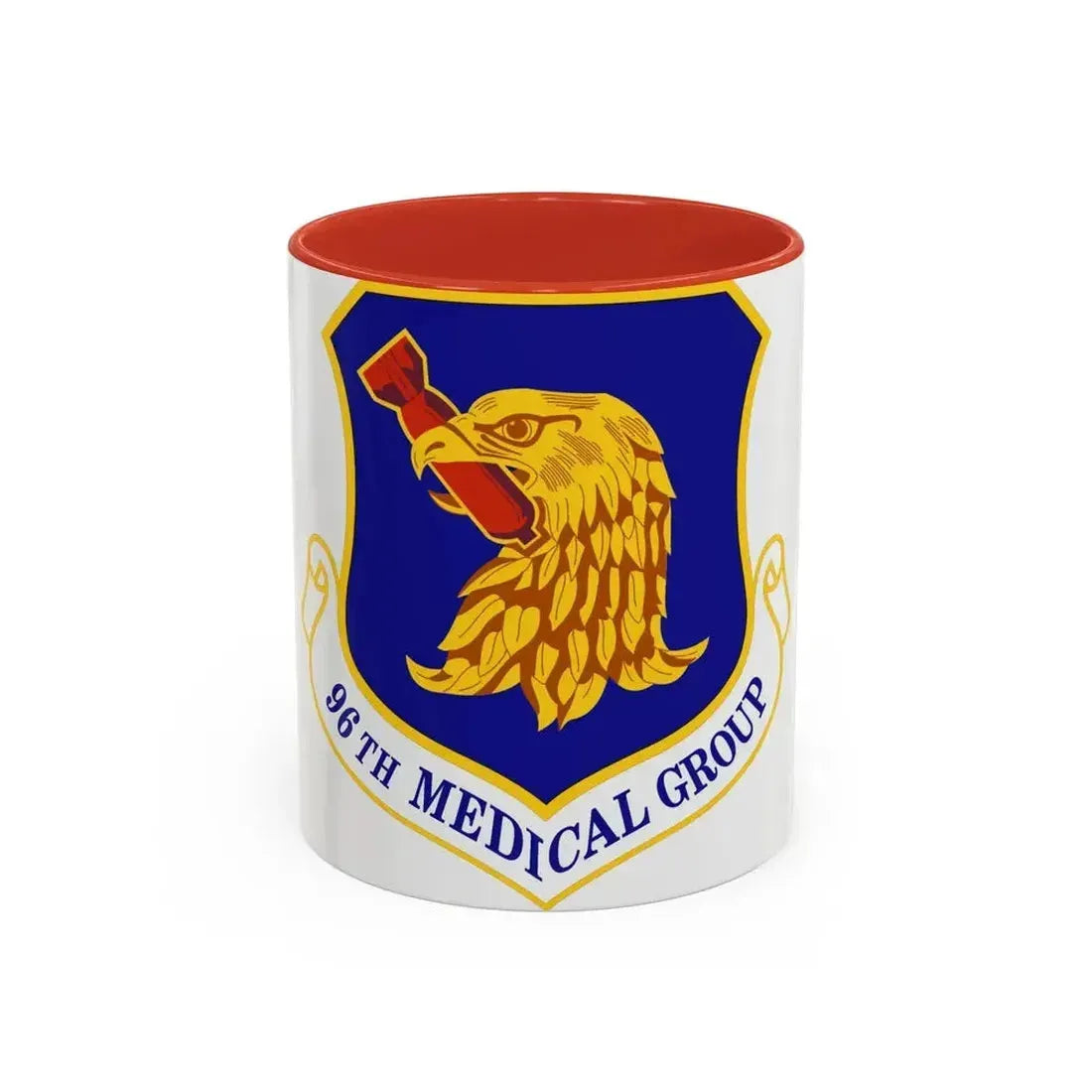 96 Medical Group ACC (U.S. Air Force) Accent Coffee Mug 11oz Red - Go Mug Yourself