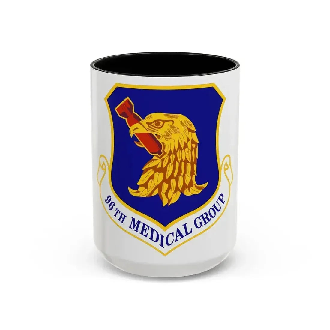 96 Medical Group ACC (U.S. Air Force) Accent Coffee Mug 15oz Black - Go Mug Yourself