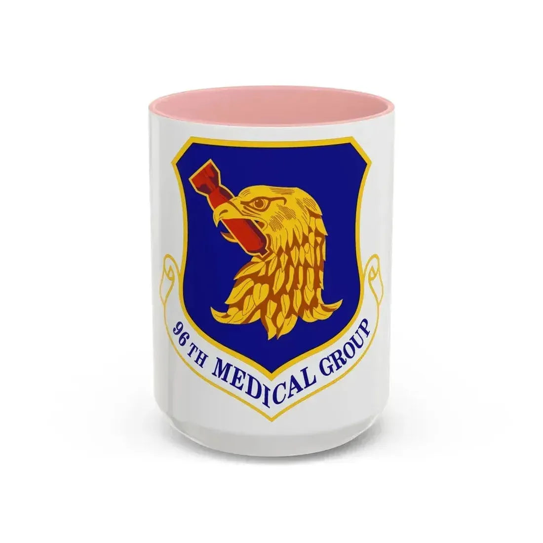 96 Medical Group ACC (U.S. Air Force) Accent Coffee Mug 15oz Pink - Go Mug Yourself