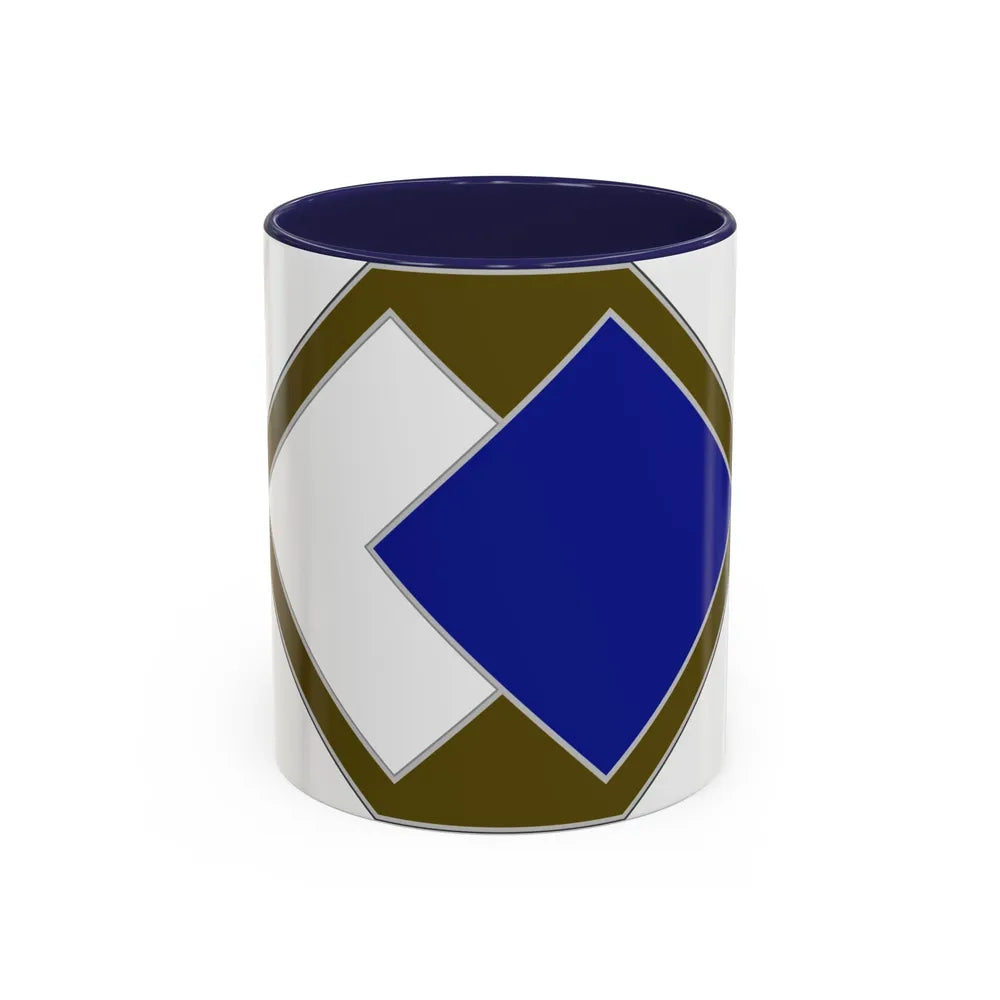 96 Sustainment Brigade (U.S. Army) Accent Coffee Mug-11oz-Navy-Go Mug Yourself