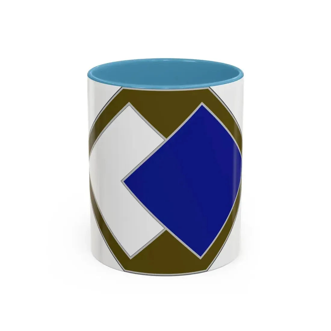 96 Sustainment Brigade (U.S. Army) Accent Coffee Mug 11oz Light Blue - Go Mug Yourself