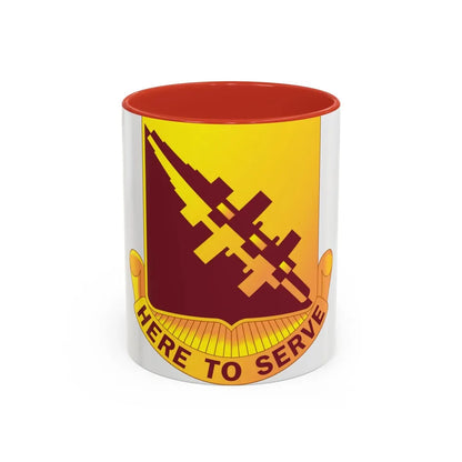 96 Transportation Battalion (U.S. Army) Accent Coffee Mug-11oz-Red-Go Mug Yourself