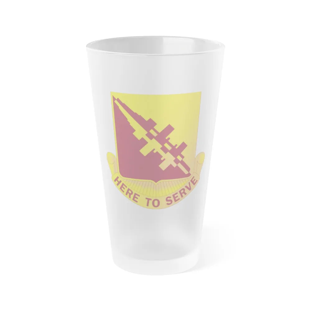 96 Transportation Battalion (U.S. Army) Frosted Pint Glass 16oz-Go Mug Yourself