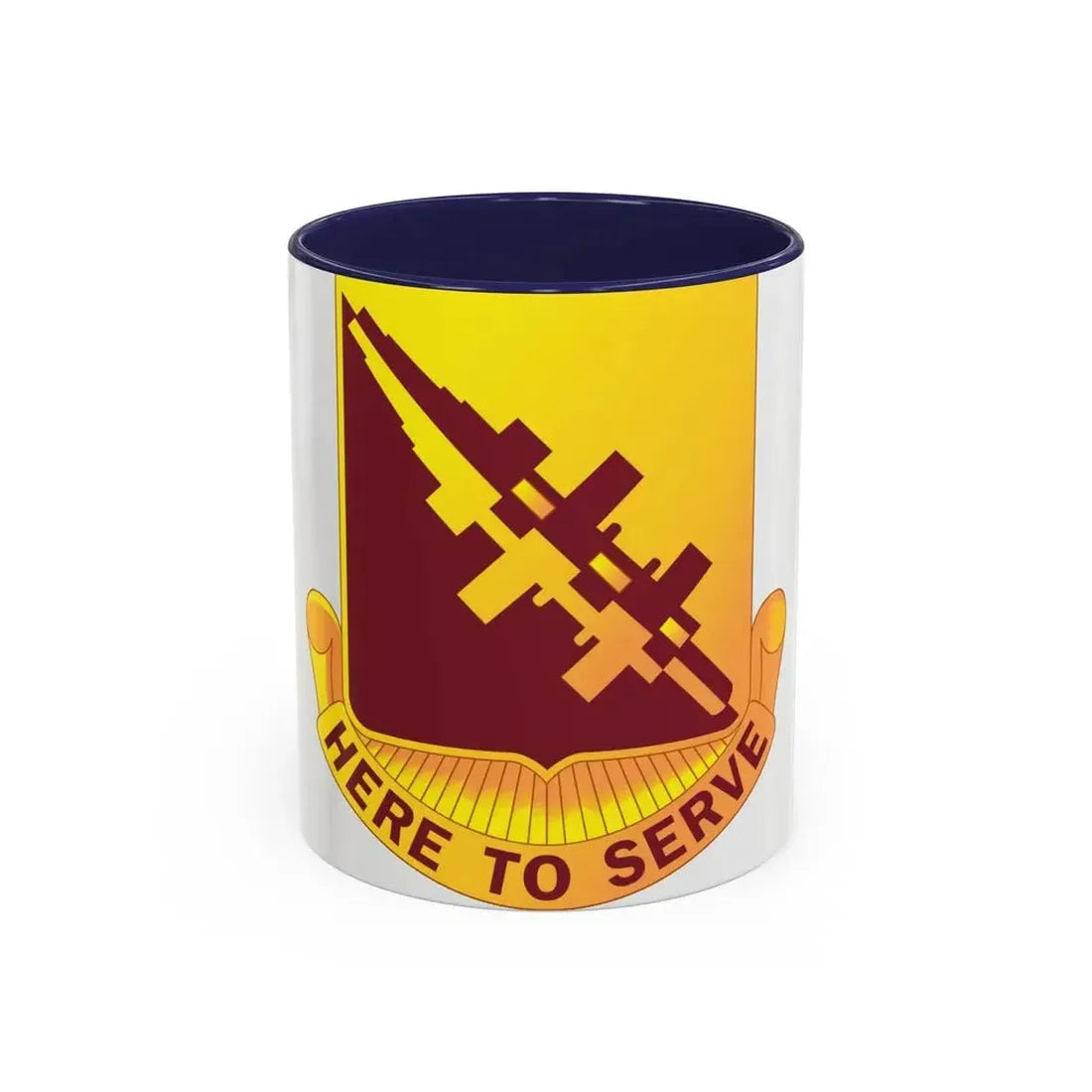 96 Transportation Battalion (U.S. Army) Accent Coffee Mug 11oz Navy - Go Mug Yourself