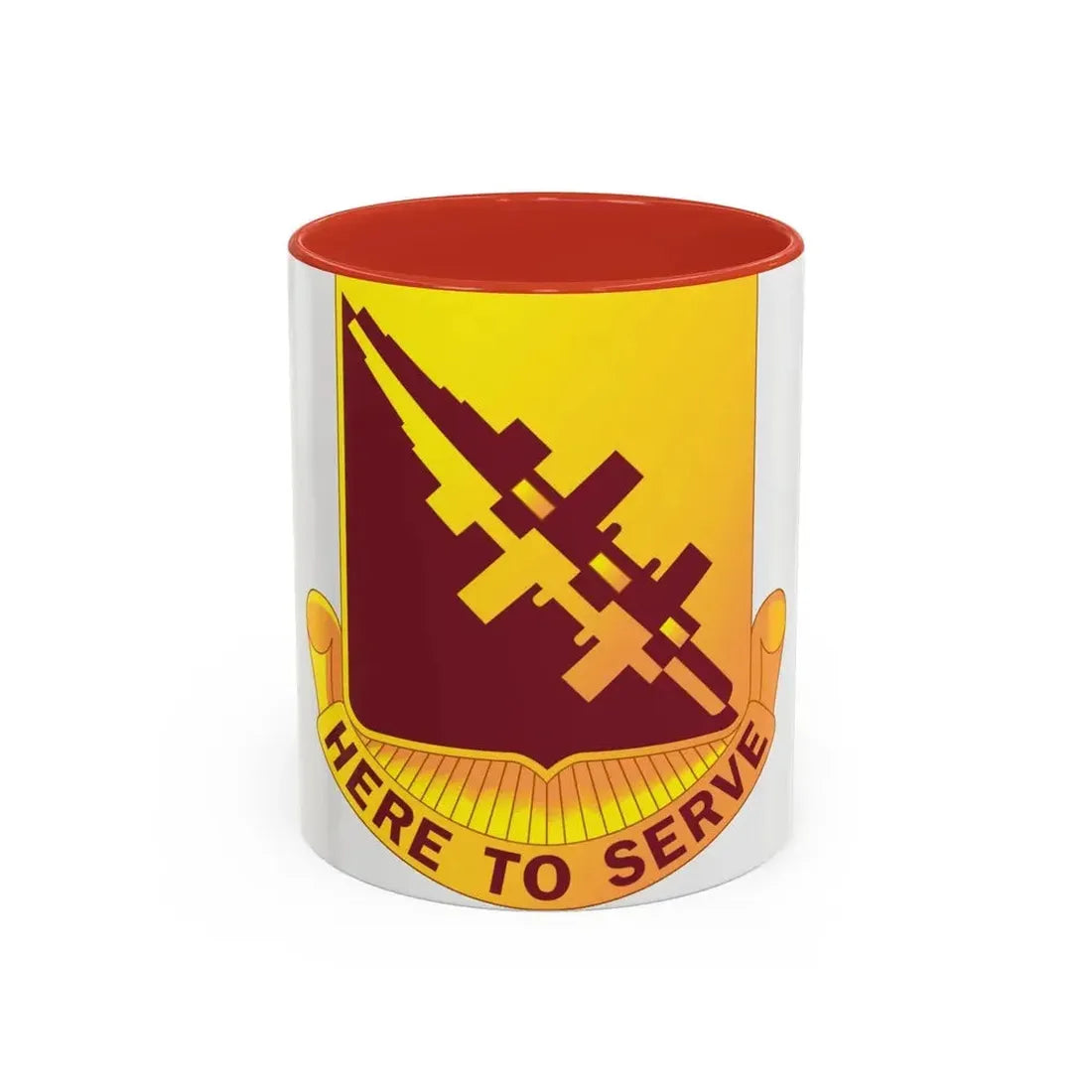 96 Transportation Battalion (U.S. Army) Accent Coffee Mug 11oz Red - Go Mug Yourself