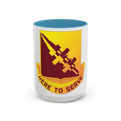 96 Transportation Battalion (U.S. Army) Accent Coffee Mug 15oz Light Blue - Go Mug Yourself