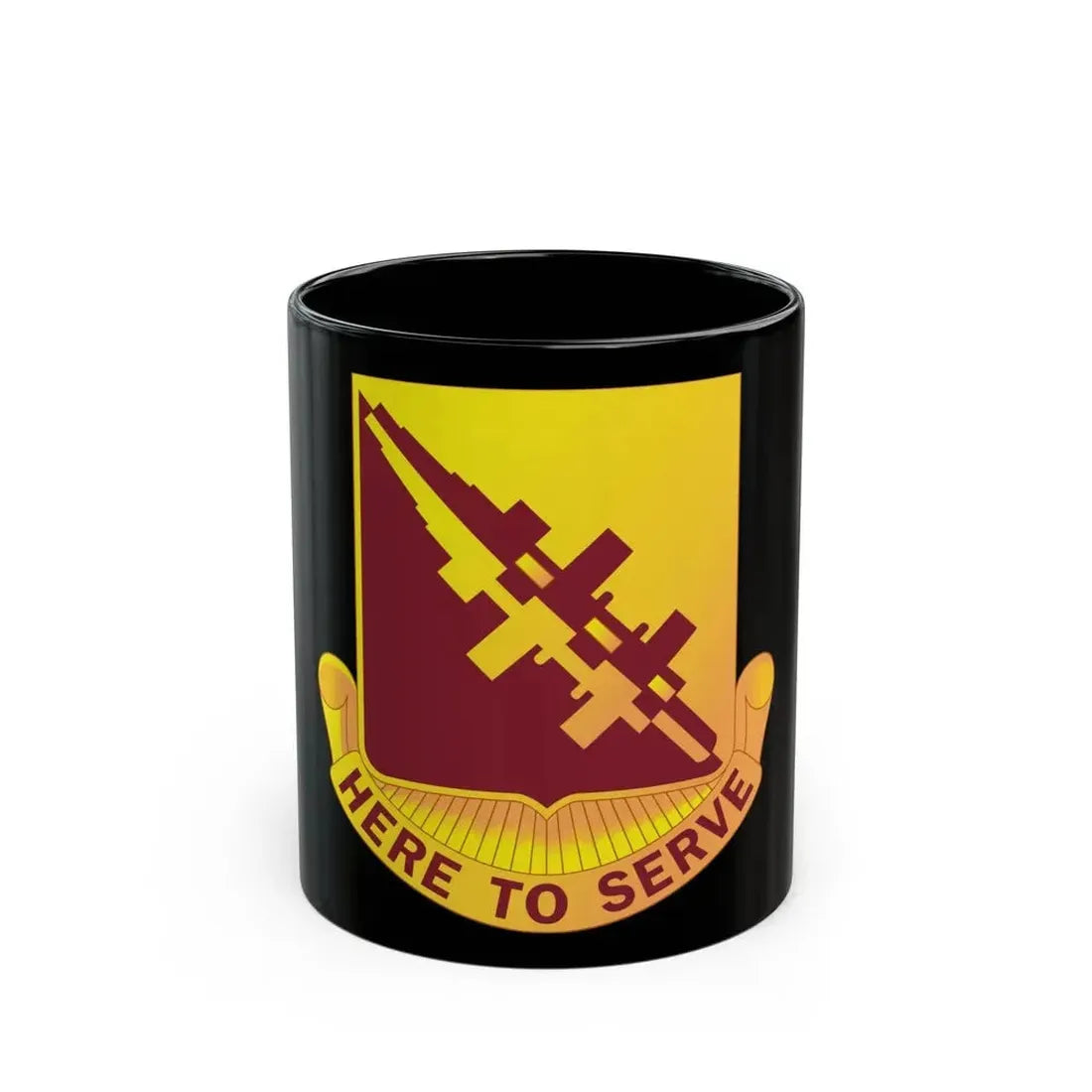 96 Transportation Battalion (U.S. Army) Black Coffee Mug 11oz - Go Mug Yourself