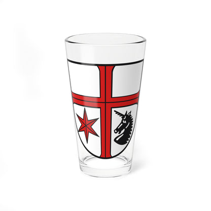 Wappen Burlafingen (Germany) (Coat of Arms) Pint Glass 16oz