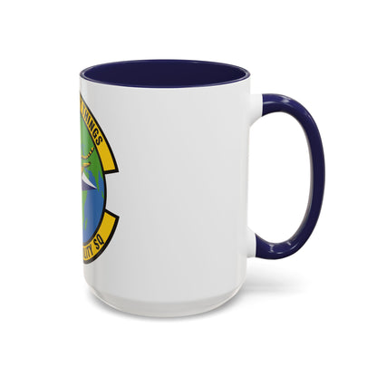 86th Air Mobility Squadron (U.S. Air Force) Accent Coffee Mug