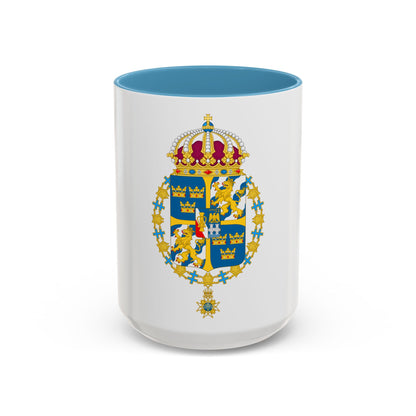 Great coat of arms of Sweden 3 - Accent Coffee Mug