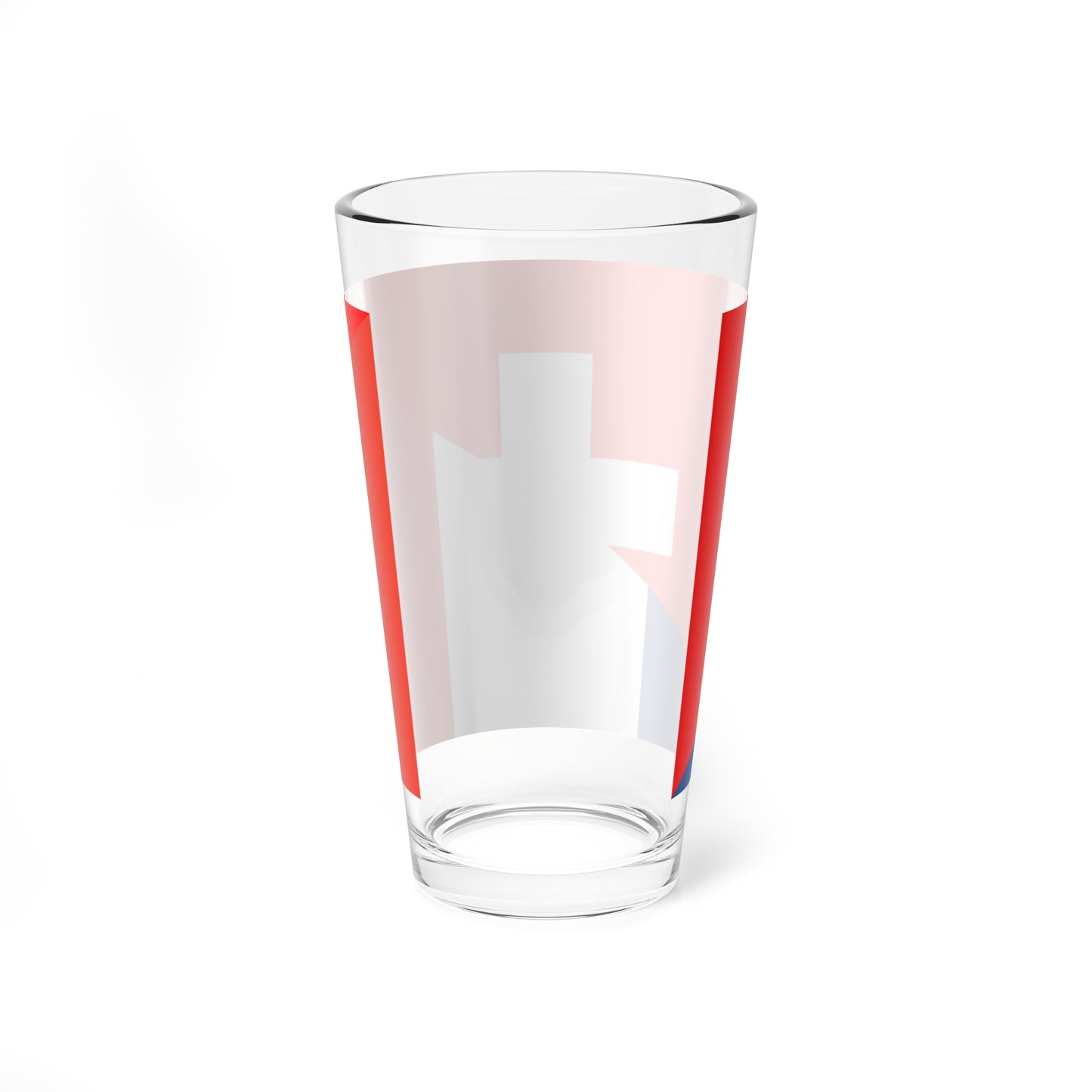 Switzerland France Flag (Switzerland) Pint Glass 16oz