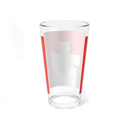Switzerland France Flag (Switzerland) Pint Glass 16oz